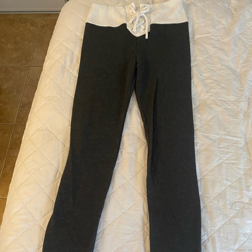 Grey and white Wildfox Joggers